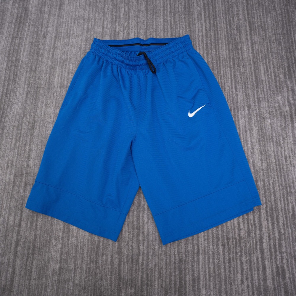 Nike Basketball Shorts Mens Large Blue Excellent Dri-FIT Athletic Gym Pockets